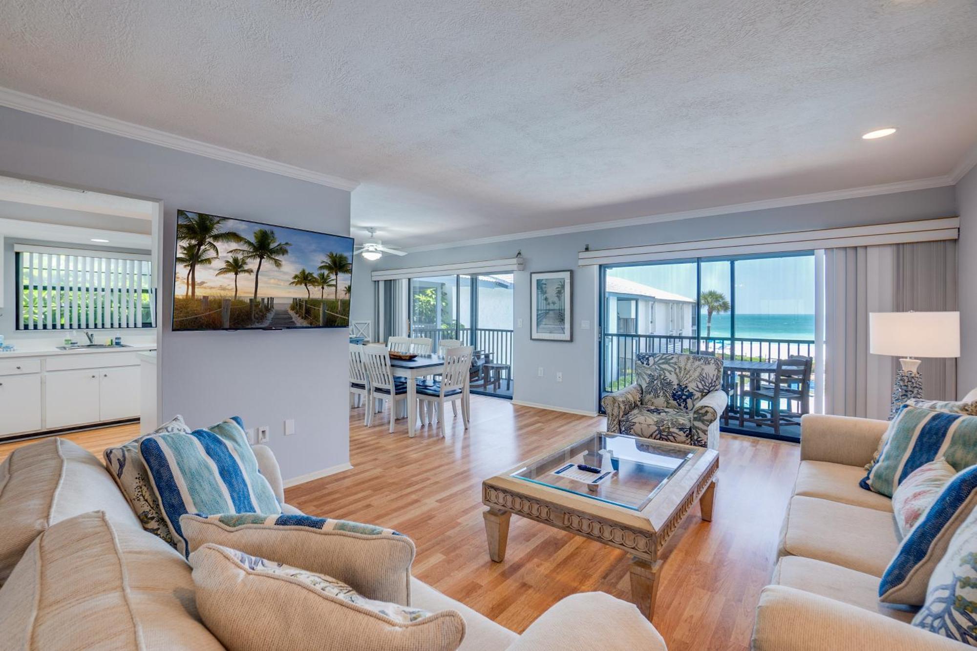 Beach Front Condo Sea View Play At Gulf Place Holmes Beach Dış mekan fotoğraf